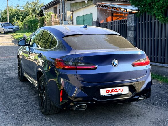 2022 BMW X4 30d II (G02) Рестайлинг, синий, 7100000 рублей - вид 8
