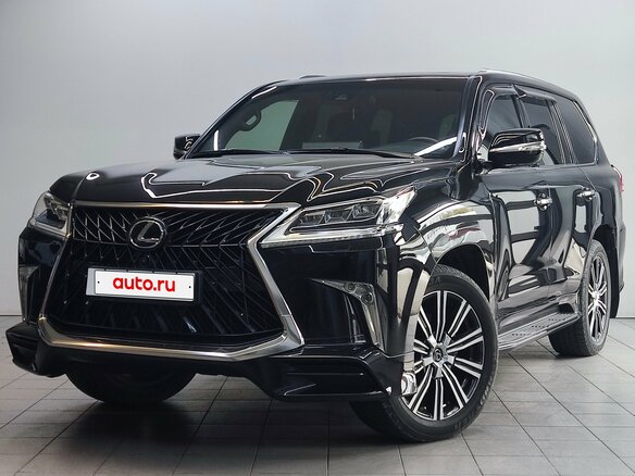 2017 Lexus LX 570 III Рестайлинг 2, чёрный, 8300000 рублей - вид 1