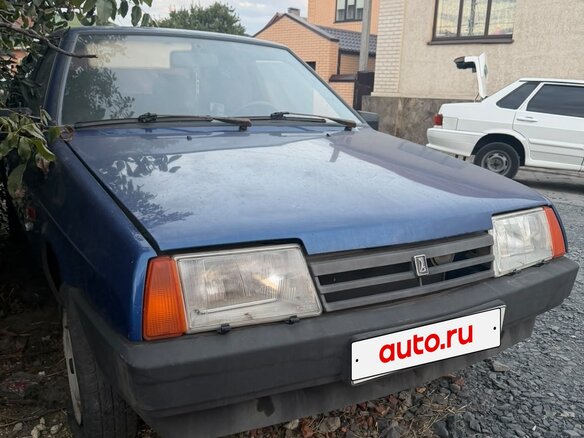 2001 Lada (ВАЗ) 21099, синий, 130000 рублей