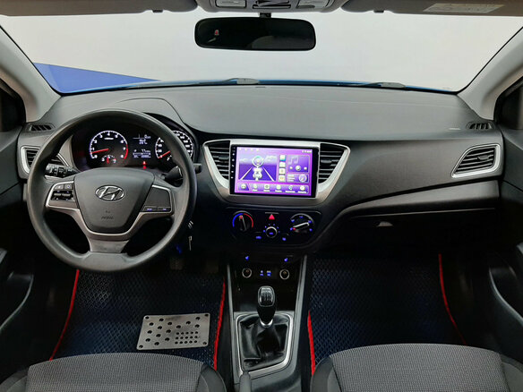 2018 Hyundai Solaris II, синий - вид 8