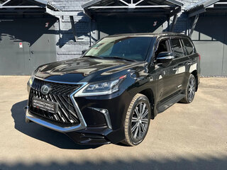 2017 Lexus LX 570 III Рестайлинг 2, чёрный, 7100000 рублей, вид 1