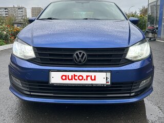 2020 Volkswagen Polo V Рестайлинг, синий, 1349000 рублей, вид 4