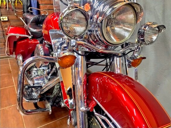 1991 Harley-Davidson Electra Glide, красный, 1200000 рублей - вид 17