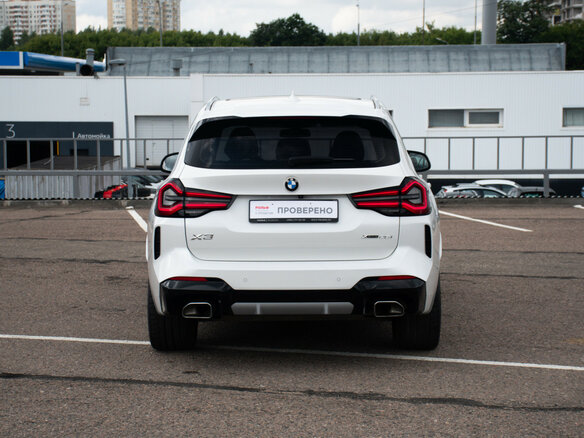 2021 BMW X3 20i xDrive III (G01) Рестайлинг, белый - вид 5