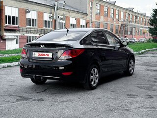 2011 Hyundai Solaris I, чёрный, 440000 рублей, вид 4