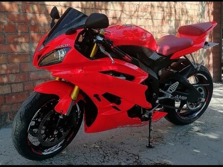 2005 Yamaha YZF-R6, красный, 600000 рублей, вид 1