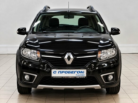 2015 Renault Sandero Stepway II, чёрный - вид 1