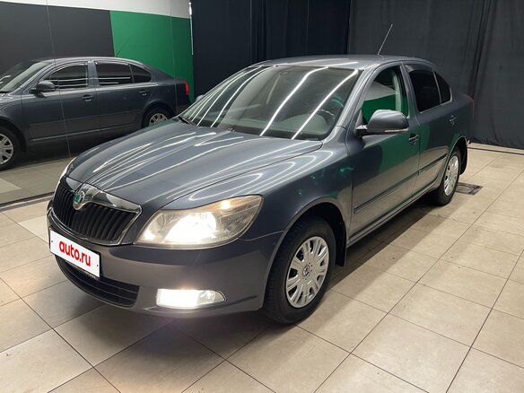 2010 Skoda Octavia II (A5) Рестайлинг, серый - вид 2