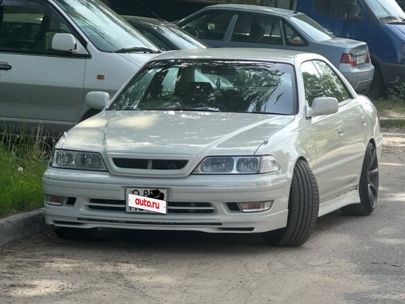 1996 Toyota Mark II VIII (X100), белый, 1500000 рублей