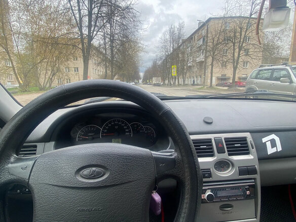 2010 Lada (ВАЗ) Priora I, чёрный - вид 3