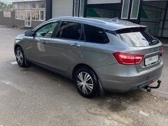 2018 Lada (ВАЗ) Vesta SW I, серый, 915000 рублей - вид 4