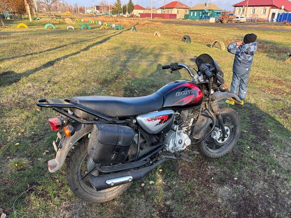 2020 Bajaj Boxer BM 150X, чёрный, 110000 рублей - вид 1