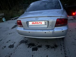 2006 Hyundai Sonata ТагАЗ IV (EF) Рестайлинг, серебристый, 350000 рублей, вид 4