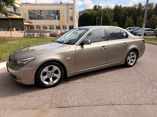 2009 BMW 5 серии 520i V (E60/E61) Рестайлинг, бежевый, 940000 рублей, вид 1