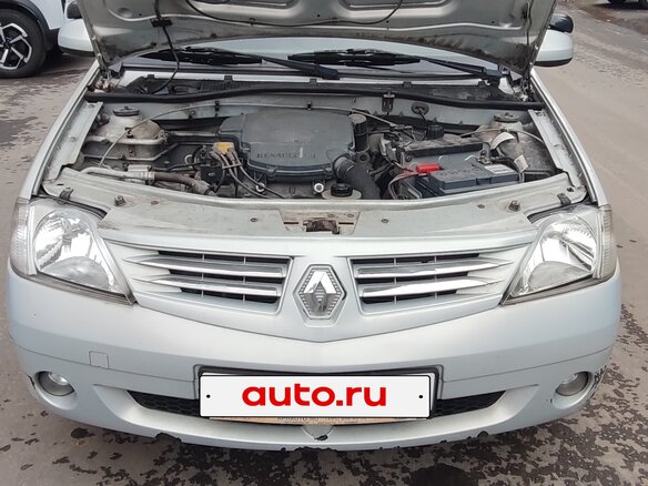 2007 Renault Logan I, серый, 495000 рублей - вид 1