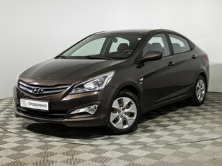 2016 Hyundai Solaris I Рестайлинг, коричневый, 1100000 рублей, вид 1