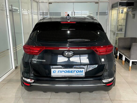 2019 Kia Sportage IV Рестайлинг, чёрный - вид 2