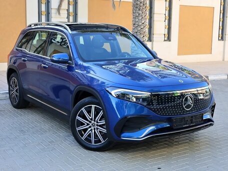 2025 Mercedes-Benz EQB 350 I Рестайлинг, синий, 6700000 рублей, вид 3