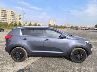 2014 Kia Sportage III Рестайлинг, синий, 1500000 рублей, вид 2
