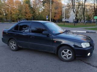 2008 Hyundai Accent ТагАЗ II, чёрный, 280000 рублей, вид 3