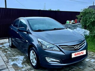 2015 Hyundai Solaris I Рестайлинг, серый, 1050000 рублей, вид 2