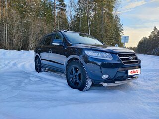 2008 Hyundai Santa Fe II, чёрный, 1290000 рублей, вид 1