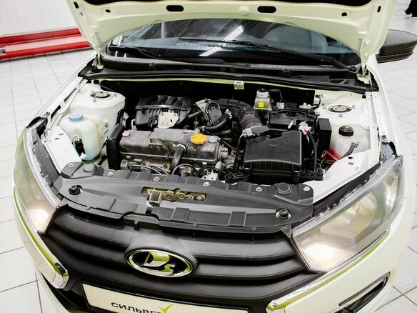 2020 Lada (ВАЗ) Granta I Рестайлинг, белый, 470000 рублей - вид 22
