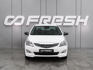 2016 Hyundai Solaris I Рестайлинг, белый, 864000 рублей, вид 3