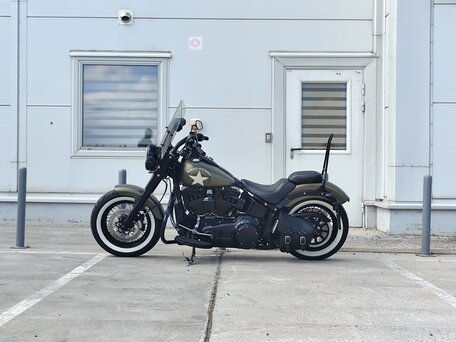 2015 Harley-Davidson Softail Slim, зелёный, 1299000 рублей, вид 5