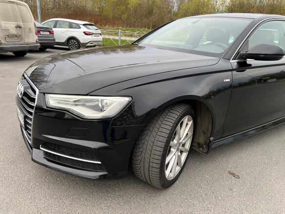 2015 Audi A6 IV (C7) Рестайлинг, чёрный - вид 8