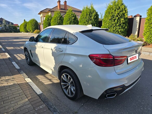 2017 BMW X6 40d II (F16), белый, 4250000 рублей - вид 6