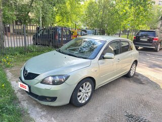 2008 Mazda 3 I (BK) Рестайлинг, золотистый, 420000 рублей, вид 1