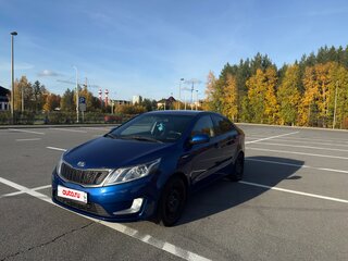 2013 Kia Rio 5-speed III, синий, 855000 рублей, вид 1