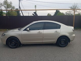 2008 Mazda 3 4-speed I (BK) Рестайлинг, бежевый, 430000 рублей, вид 4