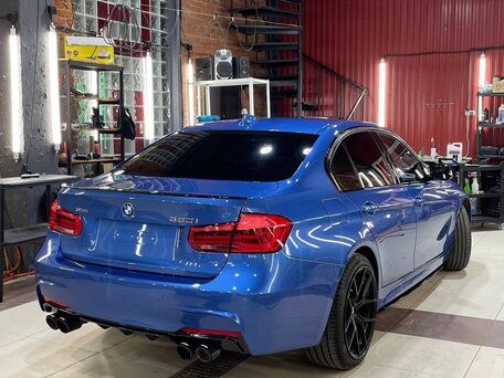 2016 BMW 3 серии 320i xDrive VI (F3x) Рестайлинг, синий, 2600000 рублей, вид 4