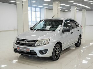 2016 Lada (ВАЗ) Granta I, серебристый, 438000 рублей, вид 1