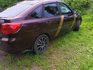 2017 Lada (ВАЗ) Granta I, пурпурный, 310000 рублей, вид 4