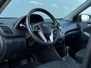 2014 Hyundai Solaris I Рестайлинг, чёрный, 697700 рублей, вид 5