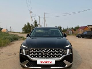 2021 Hyundai Santa Fe IV Рестайлинг, чёрный, 3600000 рублей, вид 4