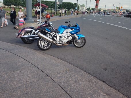 2006 BMW K 1200 R, голубой, 790000 рублей, вид 1
