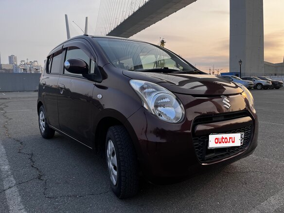 2010 Suzuki Alto VII (HA25), коричневый, 290000 рублей