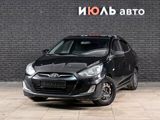 2012 Hyundai Solaris I, чёрный, 530000 рублей, вид 1