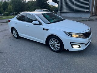 2014 Kia Optima III Рестайлинг, белый, 1400000 рублей, вид 2