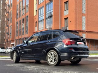 2012 BMW X3 20d xDrive II (F25), синий, 2000000 рублей, вид 5