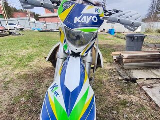 2021 Kayo K1 250 MX, белый, 130000 рублей, вид 2
