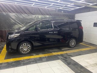 2016 Toyota Alphard III, чёрный, 4200000 рублей, вид 4