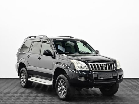 2007 Toyota Land Cruiser Prado 120 Series Рестайлинг, чёрный, 1699000 рублей, вид 1