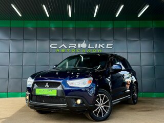 2012 Mitsubishi ASX I Рестайлинг, синий, 1099000 рублей, вид 2