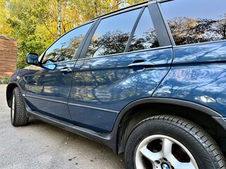 2001 BMW X5 3.0i I (E53), синий, 680000 рублей, вид 4