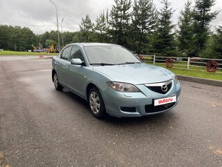 2008 Mazda 3 I (BK) Рестайлинг, голубой, 400000 рублей, вид 2